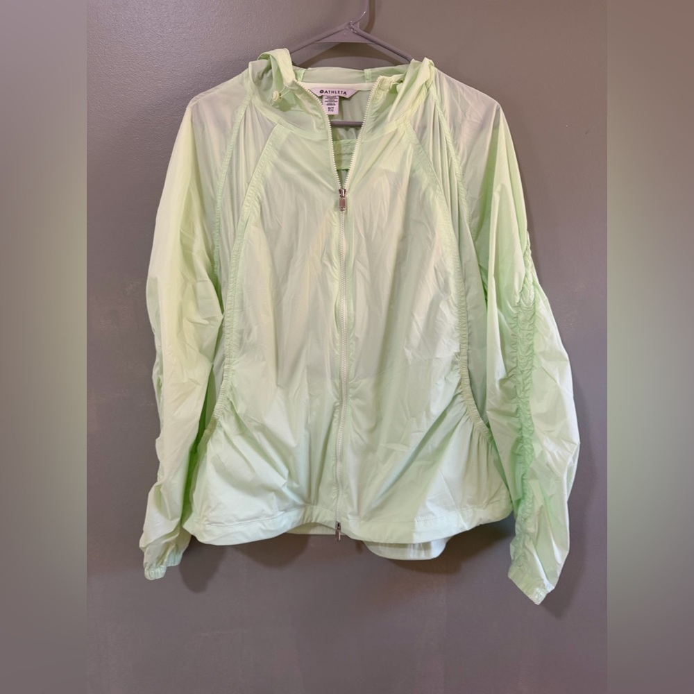 Athleta S Expedition Jacket lime Tint Green Small
NWOT
